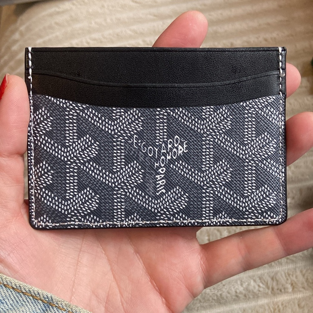 Goyard card holder/wallet